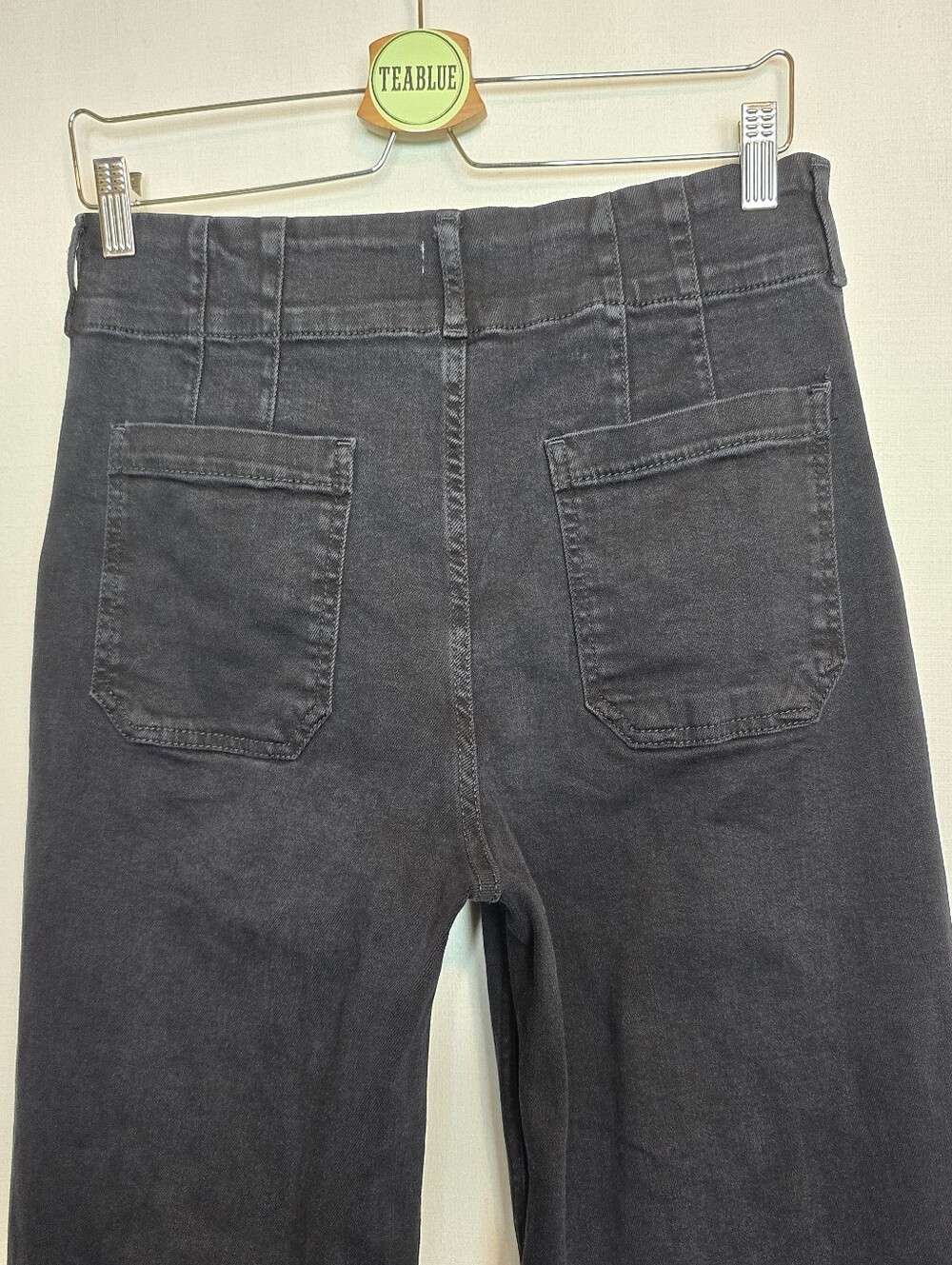 Maeve Colette High-Rise Wide-Leg Denim Cropped Jeans 29 - Picture 8 of 12